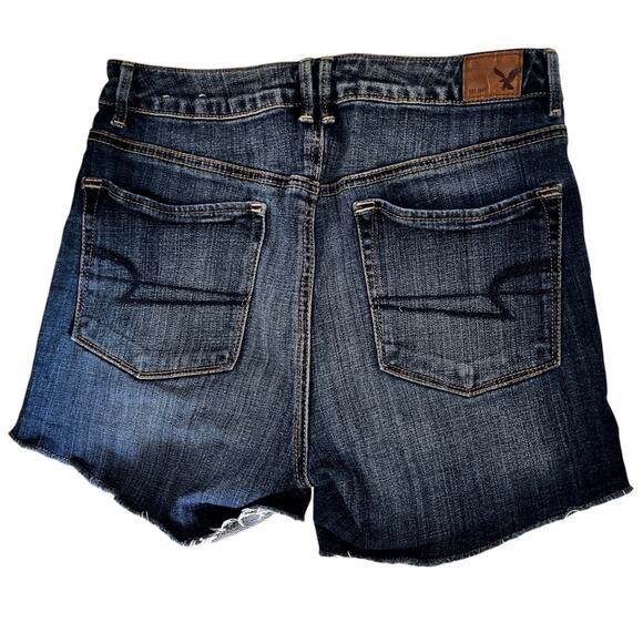 American Eagle Outfitters Sky High Shortie jean shorts size 6 - Picture 2 of 8